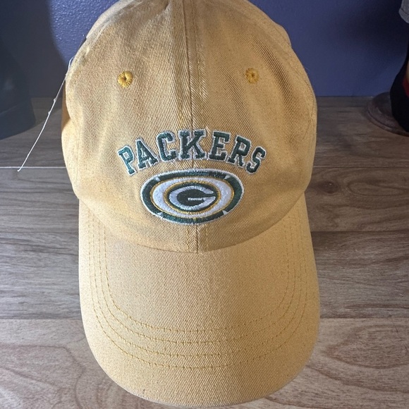 Logo Athletic Yellow Cap with Adjustable Strap - Picture 7 of 10